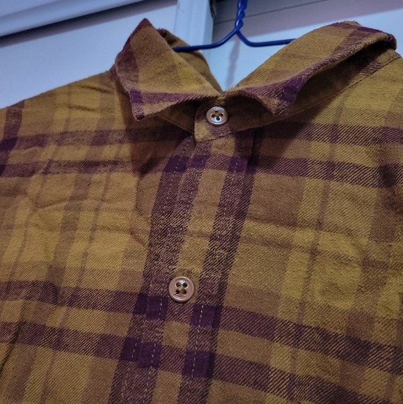 TNA Golden flannel button up - Picture 2 of 3